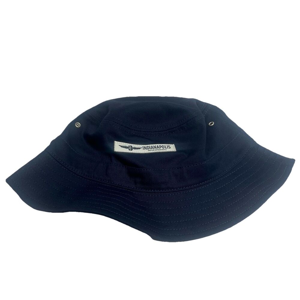 Indianapolis Motor Speedway Blue Bucket Hat IMS Logo
